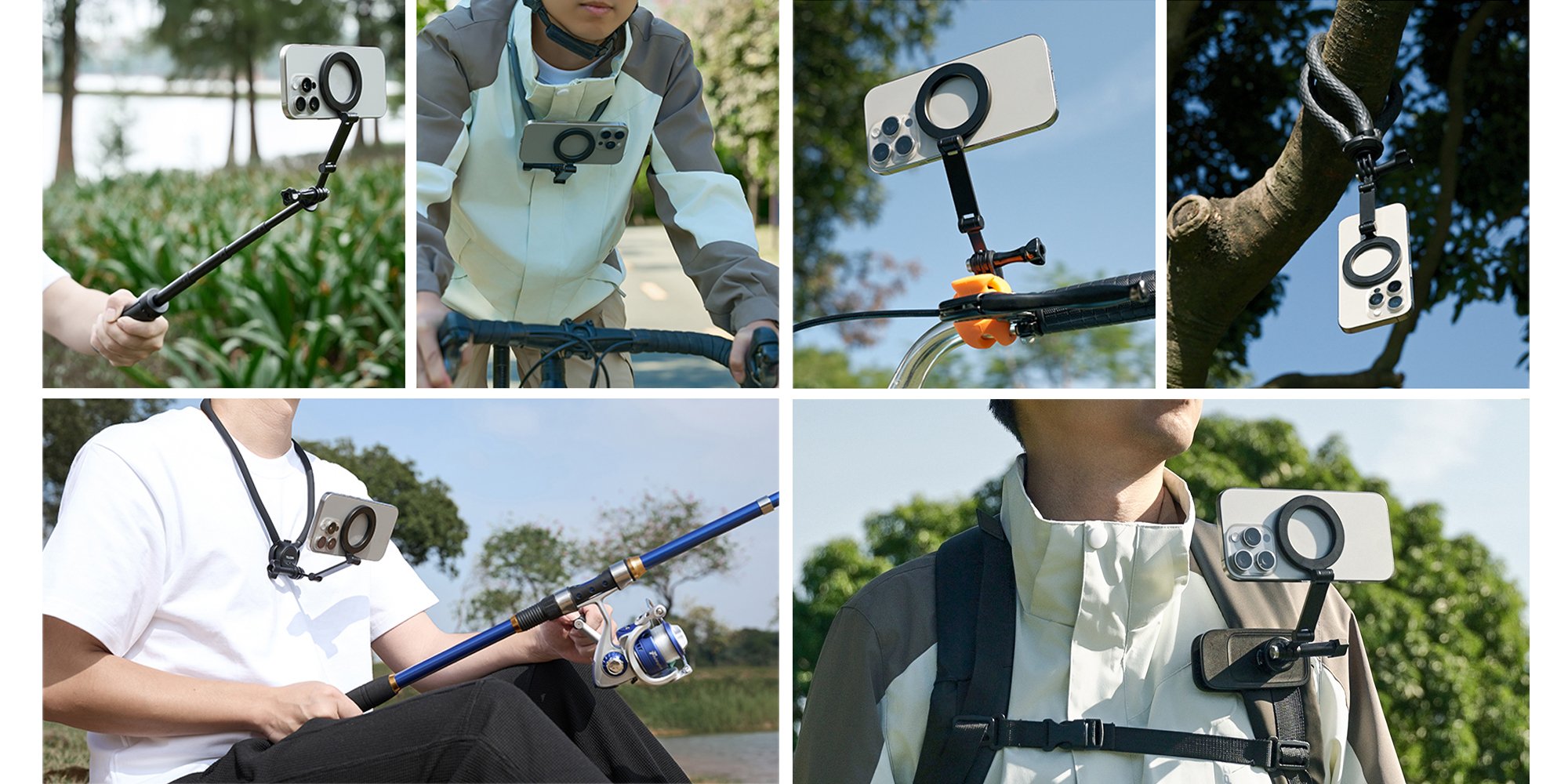 Uchwyt magnetyczny do telefonu Telesin P7-MB-01 na system GoPro